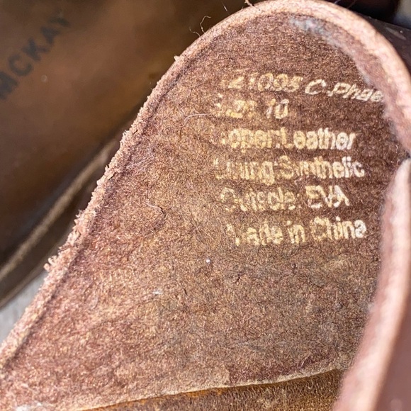 Blake McKay Womens Size 10 leather straps with buckle like Birks - Picture 4 of 4